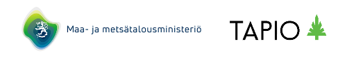 Logot maa- ja metsätalousministeriö ja Tapio