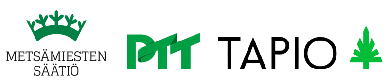 Metsämiesten Säätiön, PTT:n ja Tapion logot
