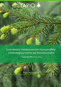 Suomalaisen metsäosaamisen kansainvälistymisstrategia ja toimet sen toteuttamiseksi loppuraportin kansikuva