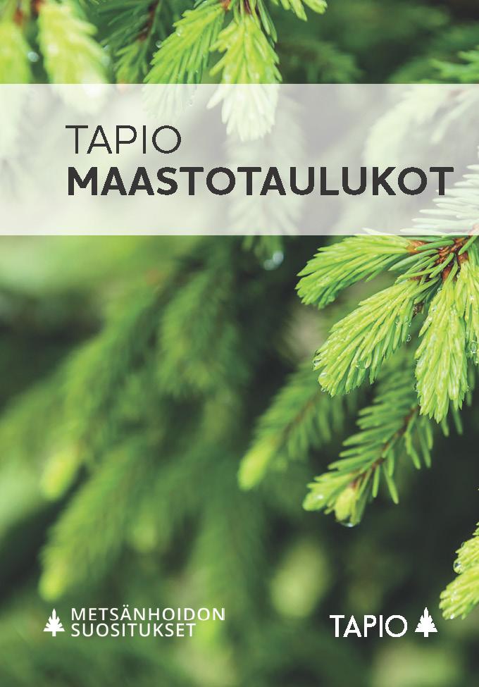 TAPIO Maastotaulukot kansikuva