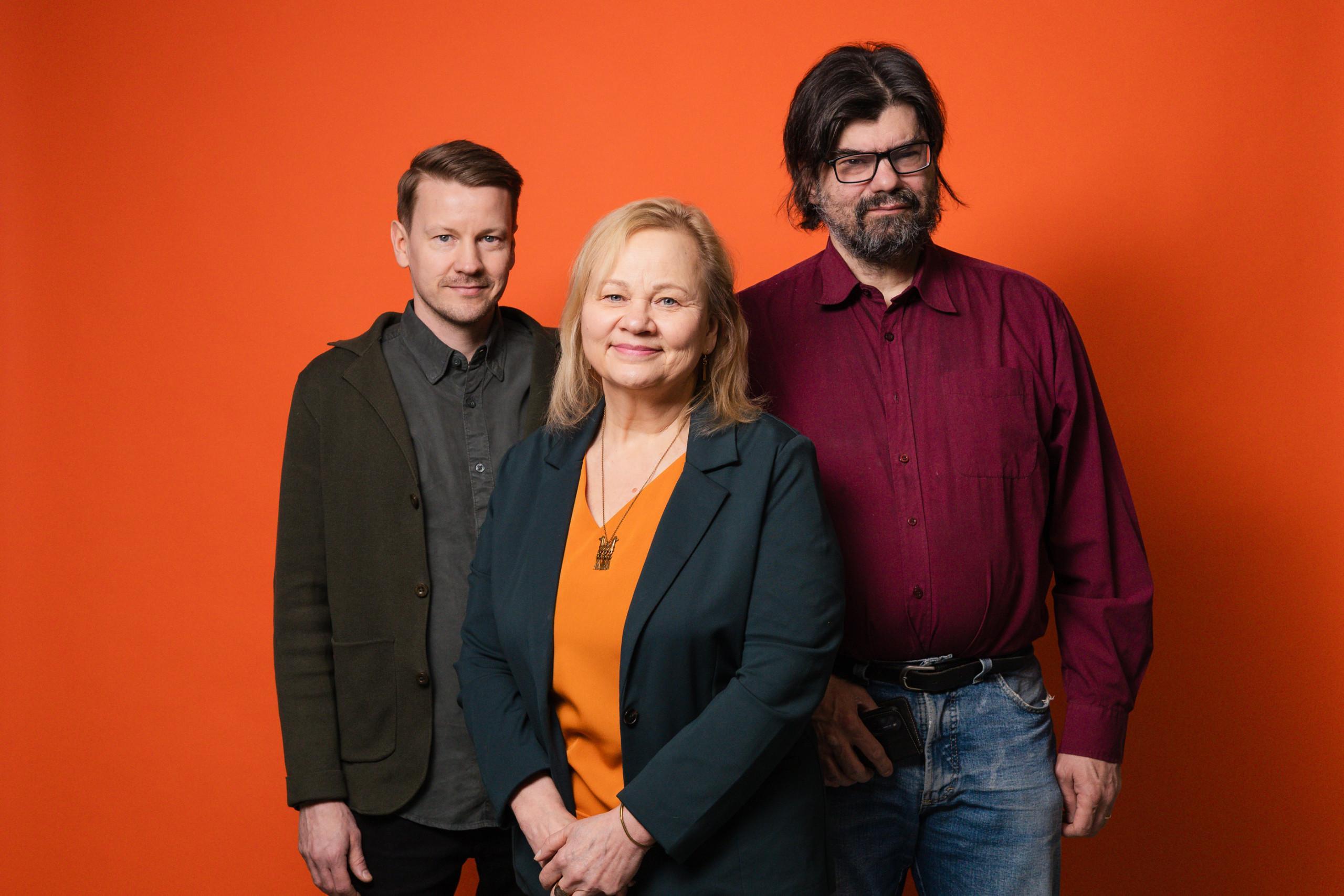 Janne Yrjönen Henrik Lindberg ja Riitta Raatikainen