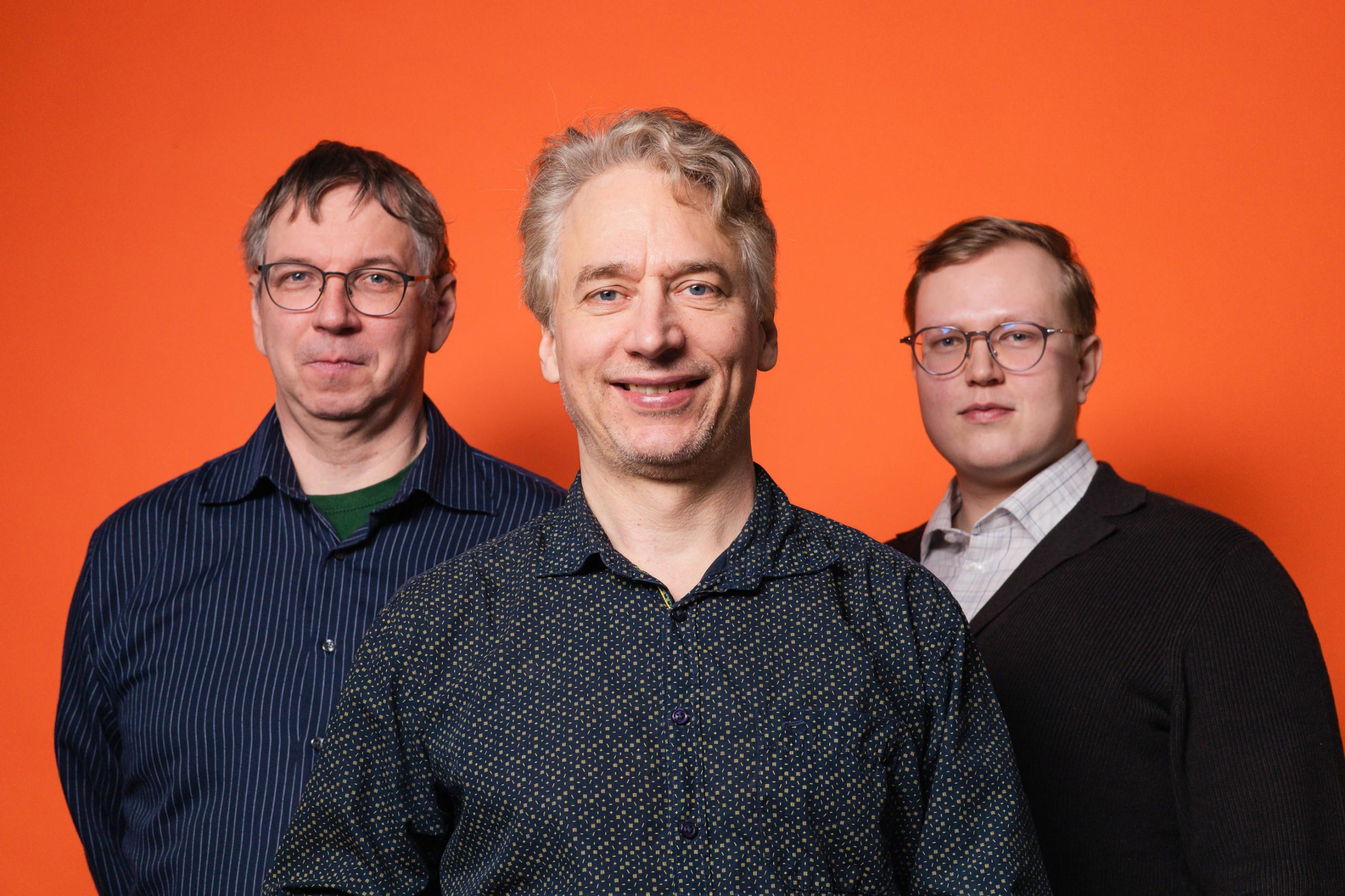 Timo Hannonen, Lauri Saaristo ja Jaakko Hätinen.