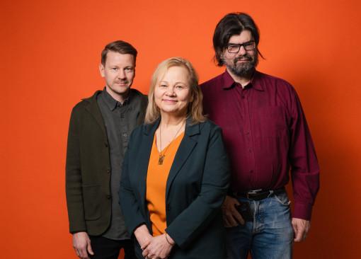 Janne Yrjönen Henrik Lindberg ja Riitta Raatikainen